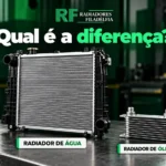 Qual a diferença entre radiador de água e radiador de óleo?