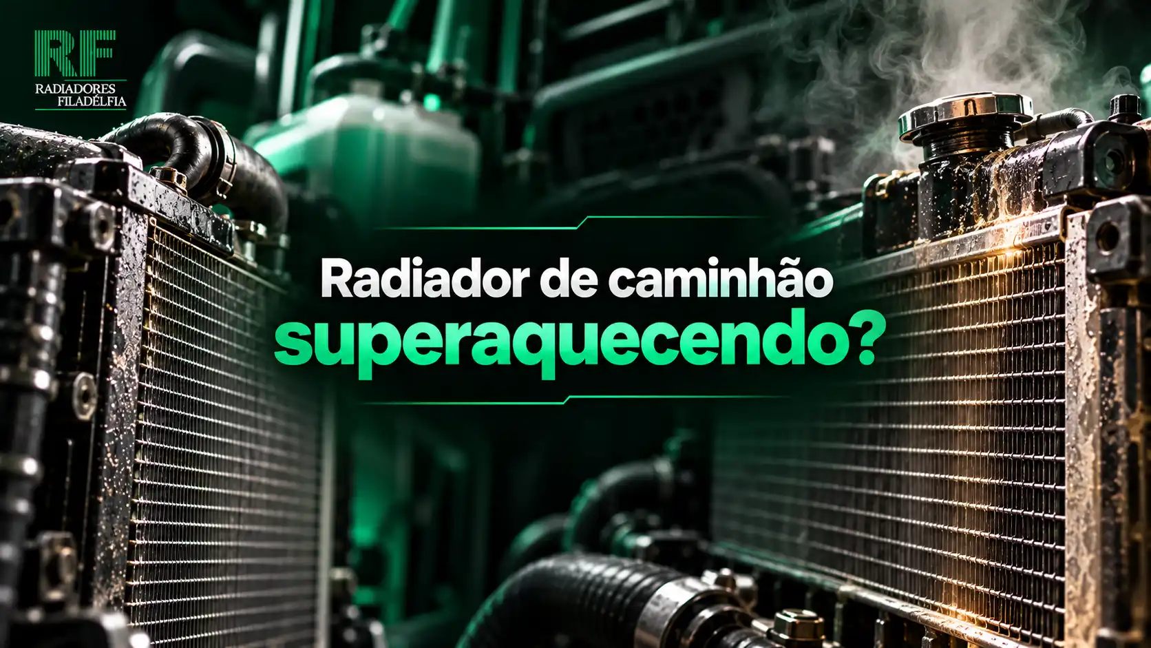 Radiador de caminhão superaquecendo